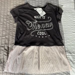 Cute shirt with sheer bottom